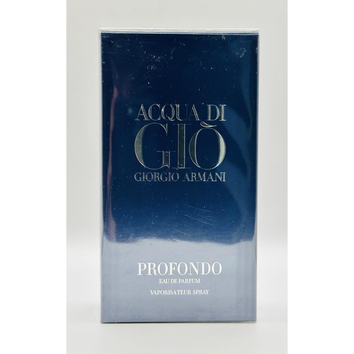 Acqua Di Gio Profondo by Giorgio Armani 4.2 oz Edp