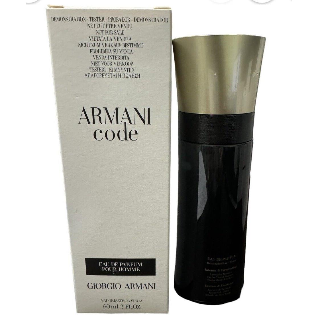 Armani Code Eau De Parfum by Giorgio Armani Men Cologne 2oz Edp Spray