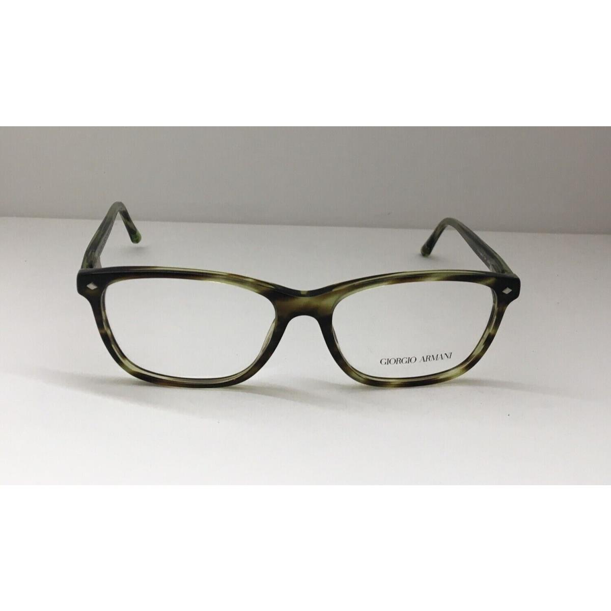 Giorgio Armani AR7021 5167 Green Havana Square Eyeglasses Frame 52-16-140