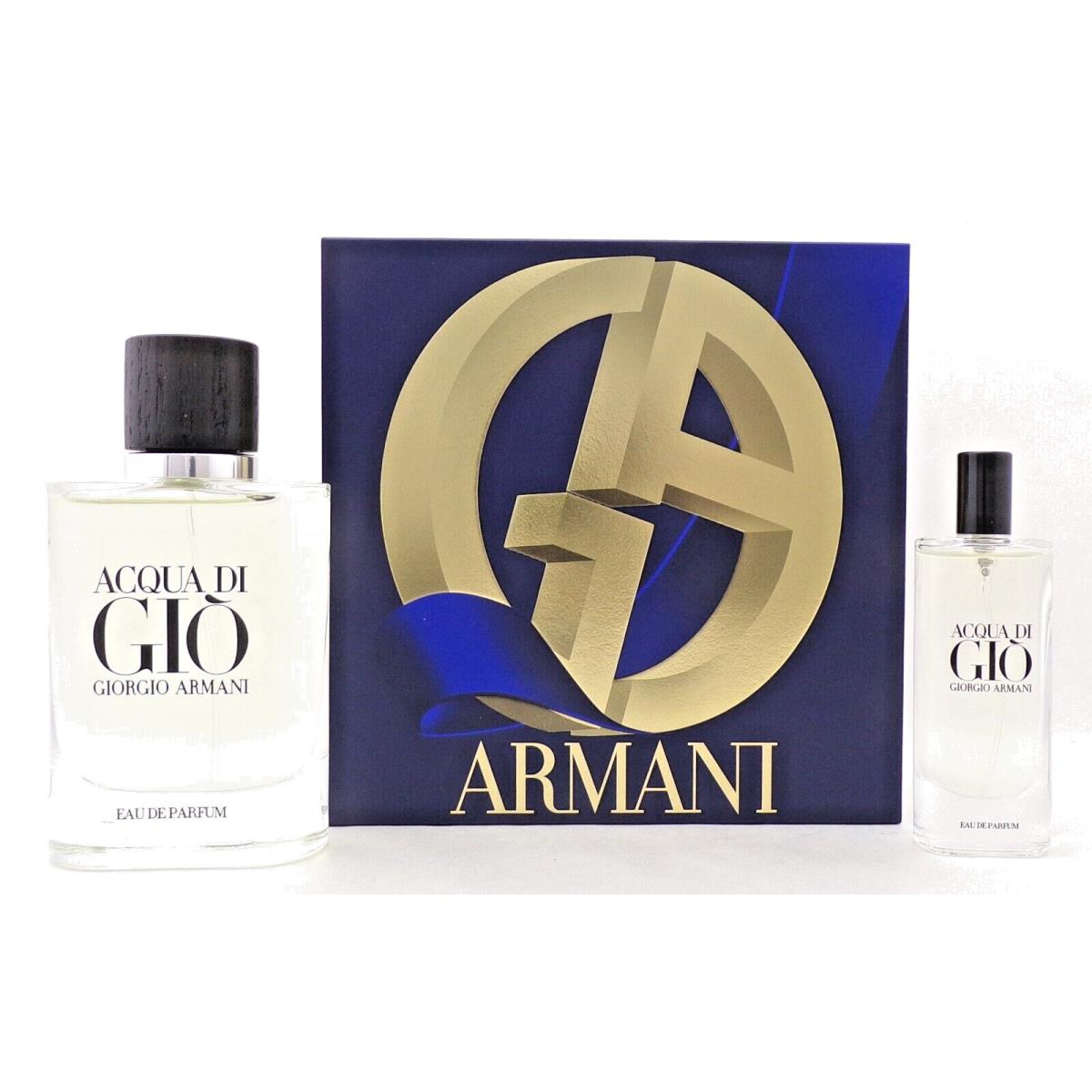 Acqua di Gio by Giorgio Armani 2.5oz.+0.5oz. Eau de Parfum Spray Set For Men