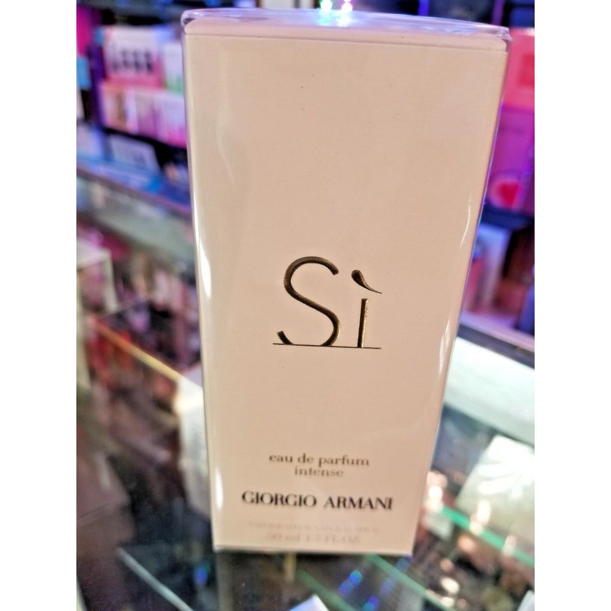 SI Intense Giorgio Armani Women 1.7 oz 50 ML Edp Eau De Parfum Spray NE