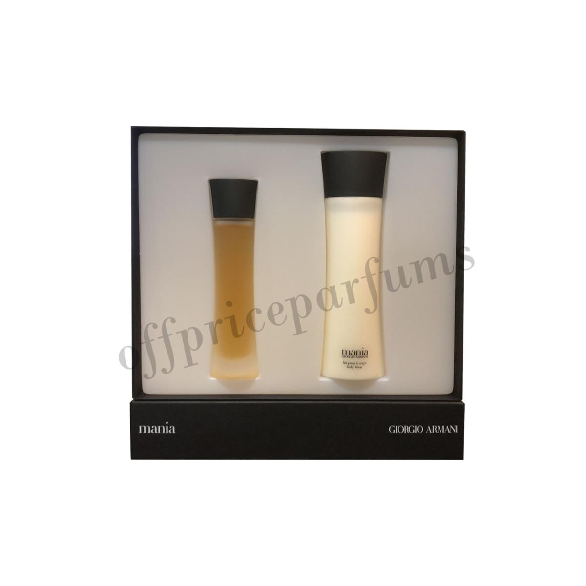 Mania by Giorgio Armani Women 1.7 Edp + 6.7 oz Moisturising Body Lotion