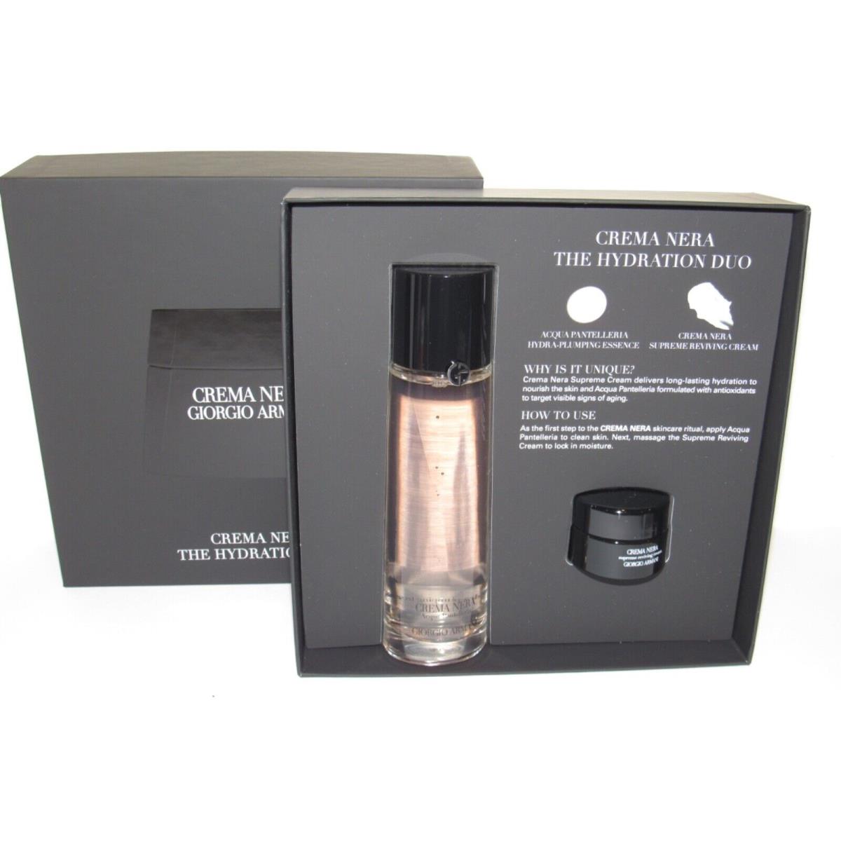 Giorgio Armani Set 5 Oz Crema Nera Acqua Pantelleria + Entrema Supreme Cream 0.5