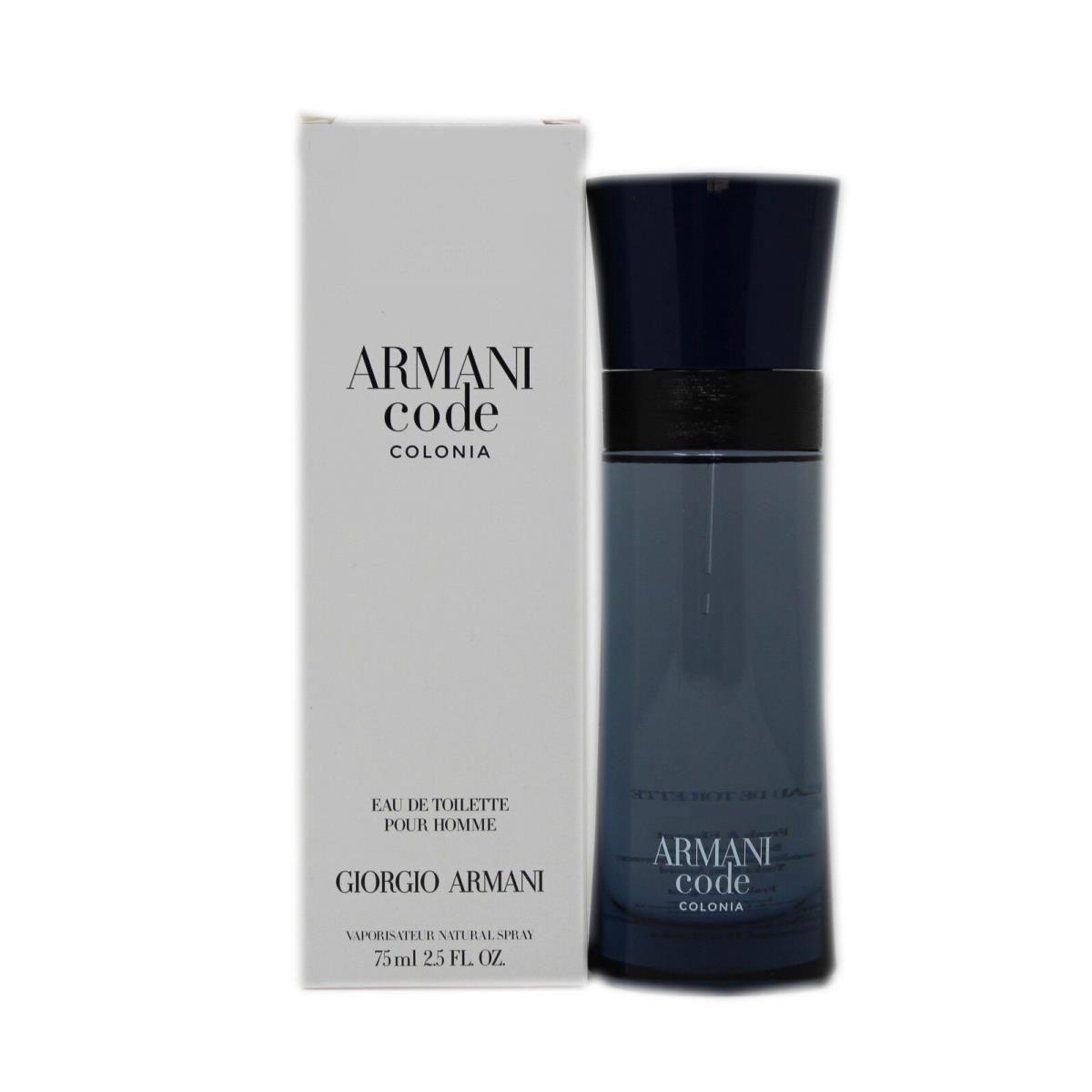 Armani Code Colonia Eau DE Toilette Natural Spray 75 ML/2.5 Fl.oz. T