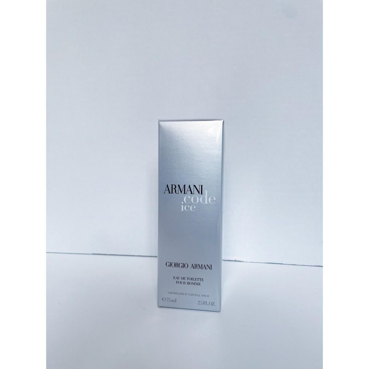 Armani Code Ice By Giorgio Armani 2.5oz/75ml Eau de Toilette Spray For Men