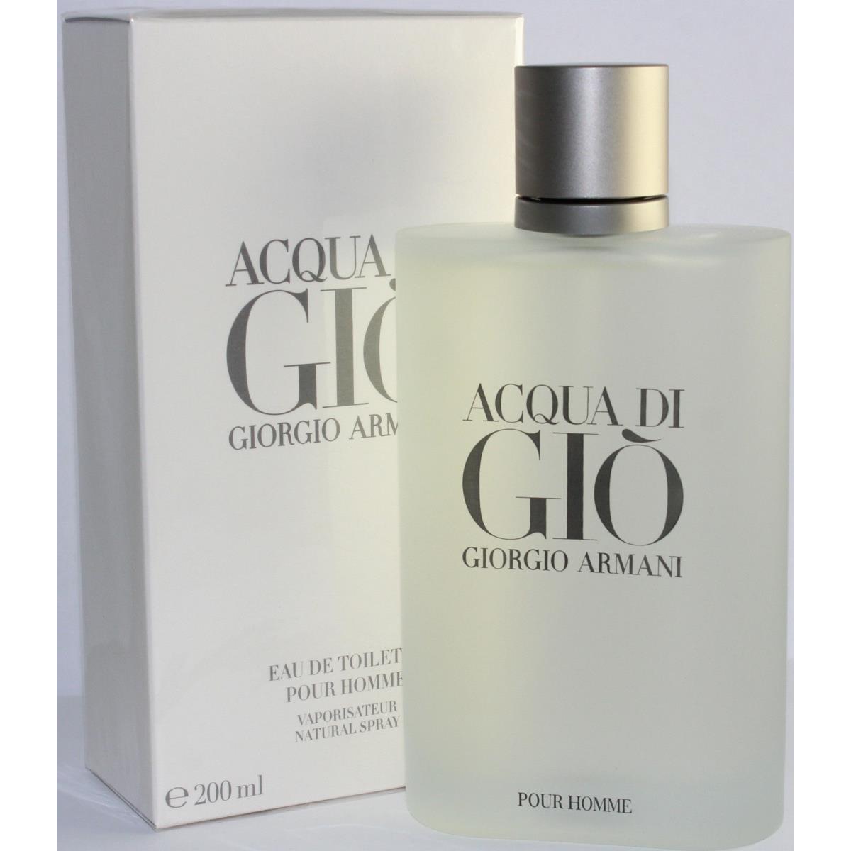 Acqua Di Gio by Giorgio Armani 6.7/6.8 oz Edt Spray For Men