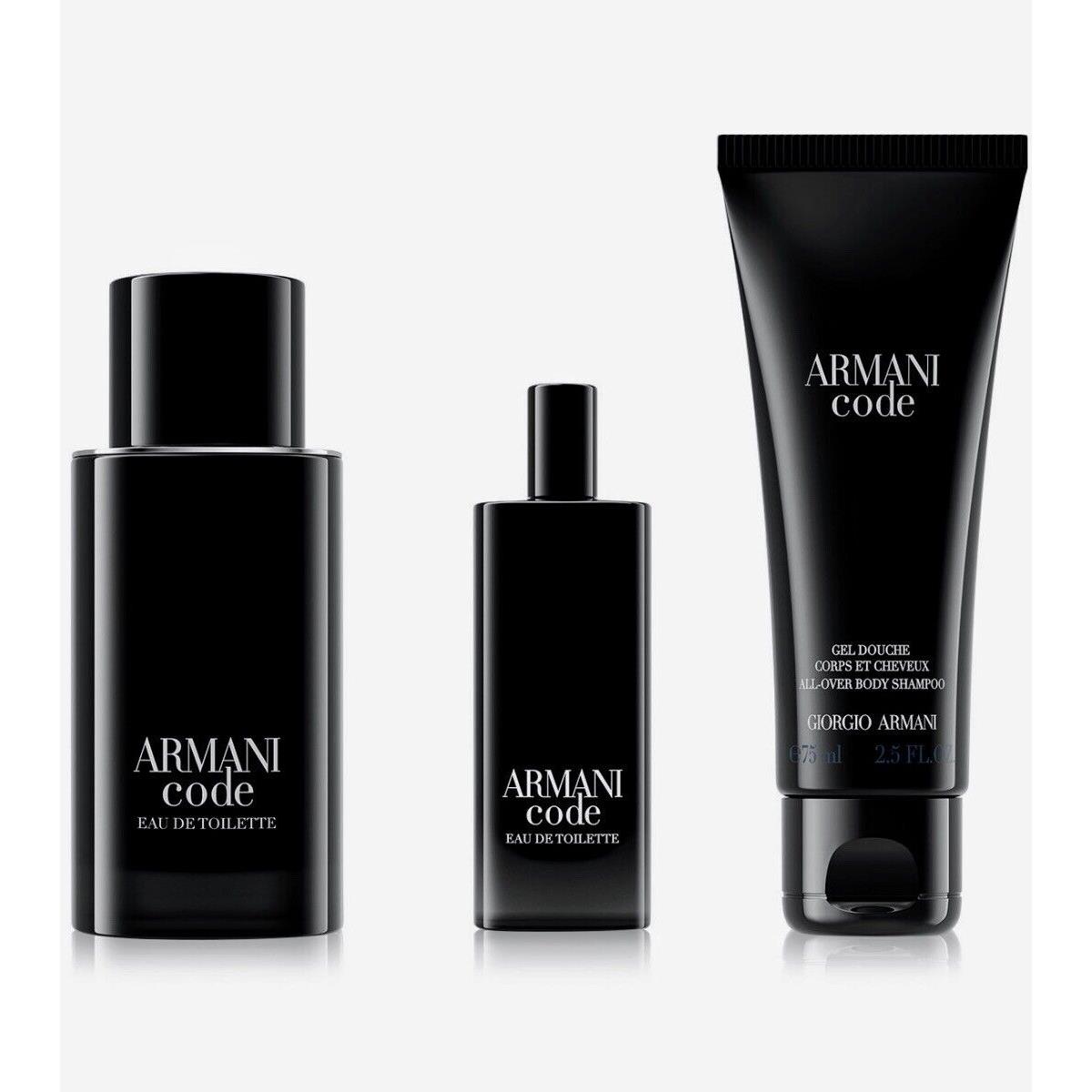 Giorgio Armani Men`s 3-Pc. Armani Code Eau de Toilette Gift Set Value