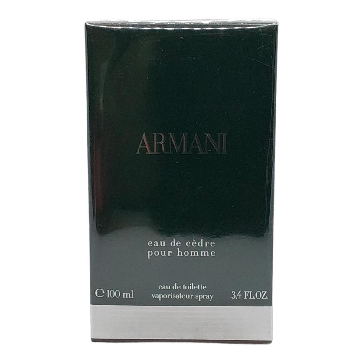 Giorgio Armani Eau De Cedre Homme Eau De Toilette 3.4 oz 100 ml Edt Men