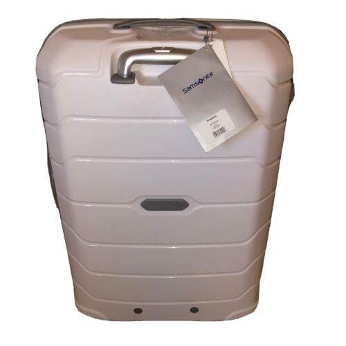 Samsonite Freeform Expandable Hardside Luggage Double Spinner Wheels White