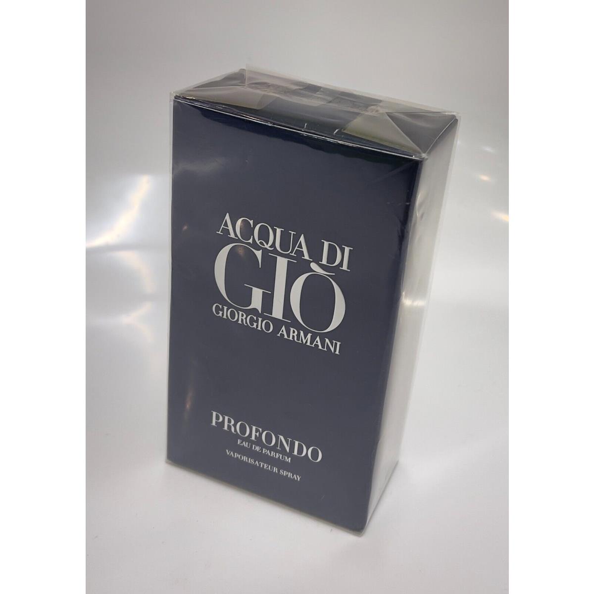 Parfum Men Giorgio Armani Acqua DI Gio Profondo Eau DE Parfum 75 ML / 2.5 OZ