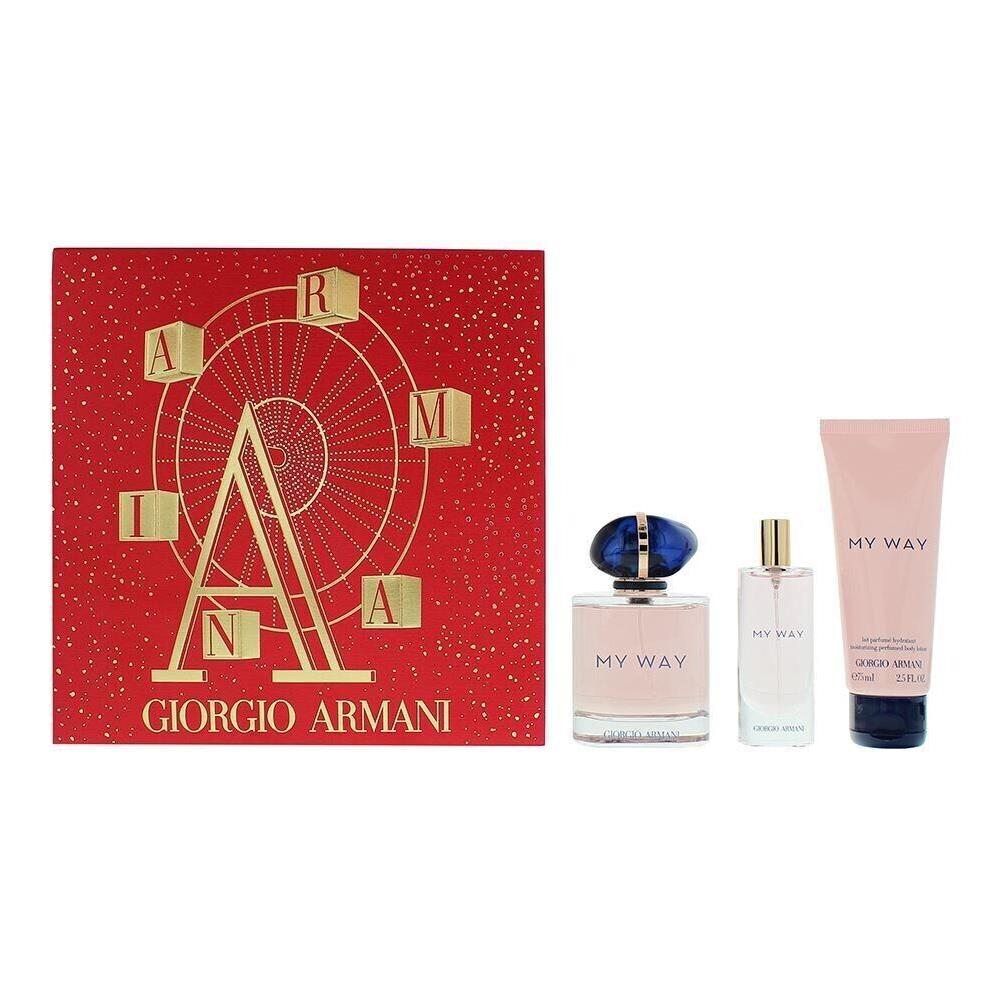 My Way by Giorgio Armani Edp Spray For Women 3.0z 3pc Gift Box