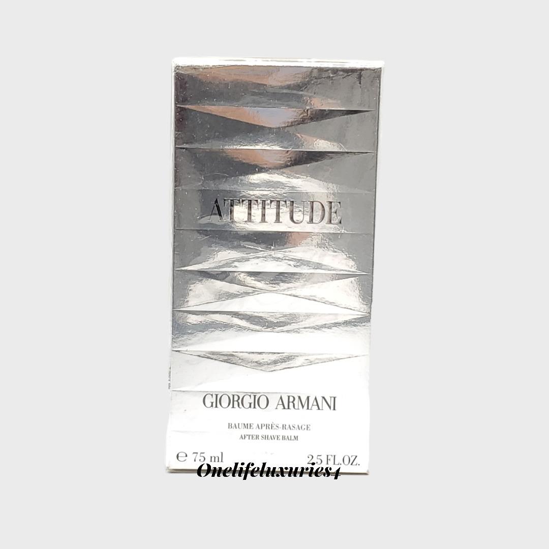 Giorgio Armani Attitude After Shave Balm 2.5oz 75 ml Men Box