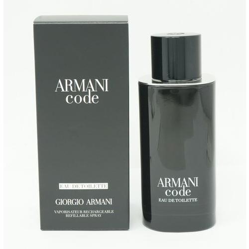 Armani Code For Men Eau de Toilette Refillable Spray 4.2 oz