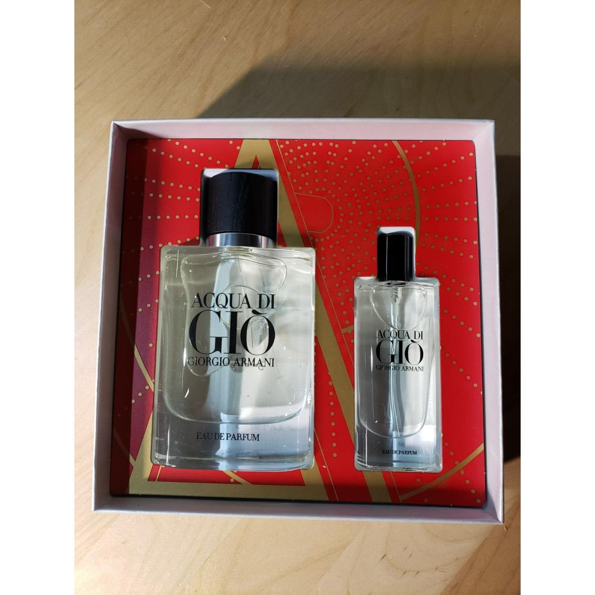 Giorgio Armani Acqua DI Gio Eau DE Parfum Holiday 2-PIECE Gift Set E3-7