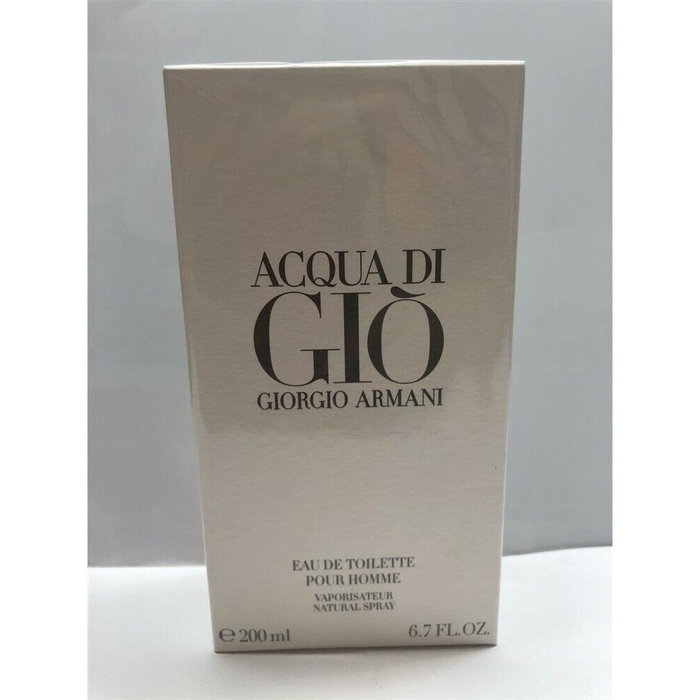 Acqua di Gio by Giorgio Armani 6.7 oz/200 ml Eau de Toilette Spray Men