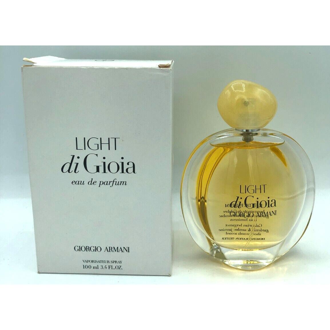 Light di Gioia by Giorgio Armani Edp Spray 3.4oz in White Box As Seen In Picture