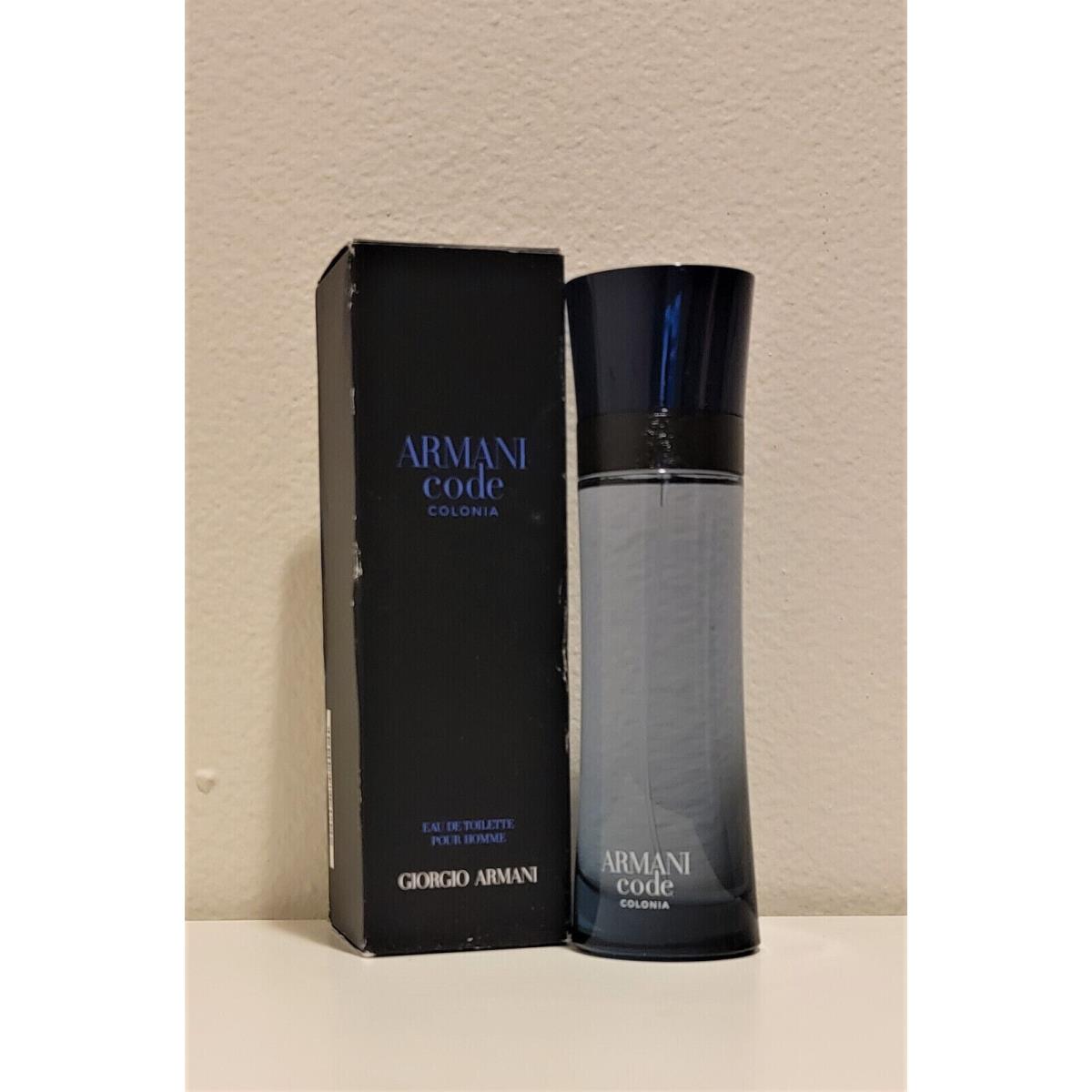 Armani Code Colonia by Giorgio Armani 4.2 oz / 125 ml Edt Spy Cologne For Men