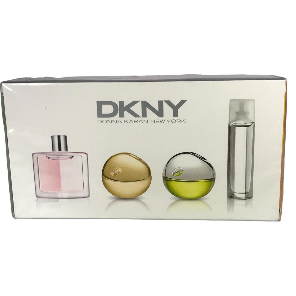 Dkny Women`s Eau De Parfum Travel Set Be Golden Delicious City Energizing