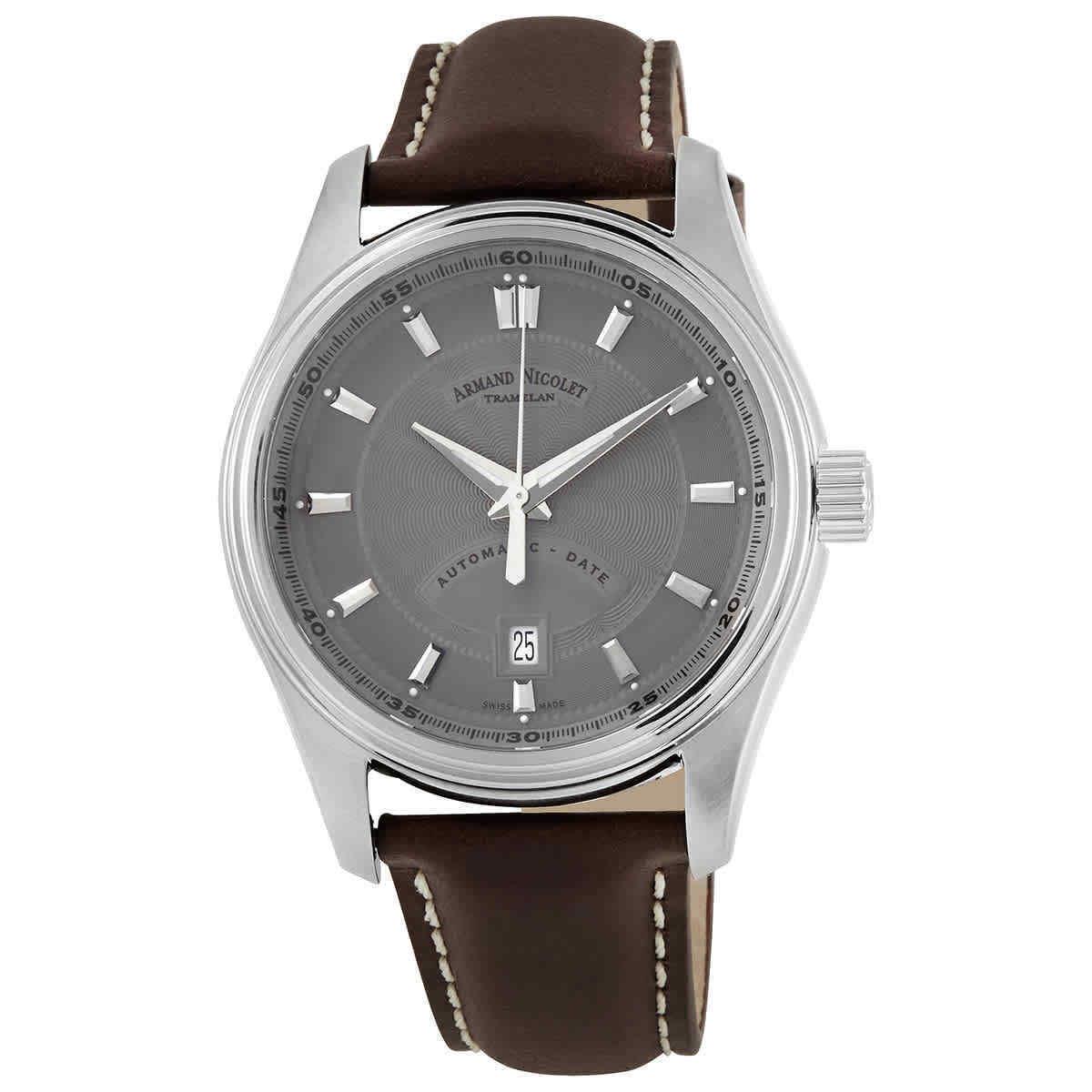 Armand Nicolet MH2 Automatic Grey Dial Men`s Watch A640A-GR-P140MR2