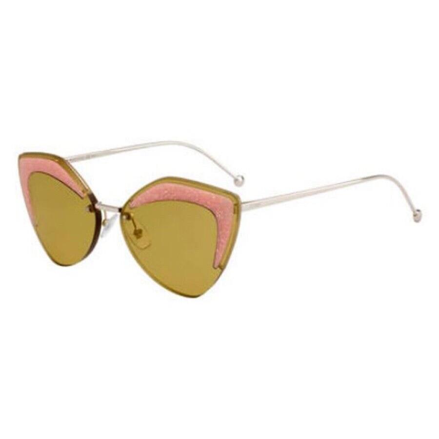 Fendi FF0355/S Sunglasses Gold W/brown Lens Fmp FF 0355/S