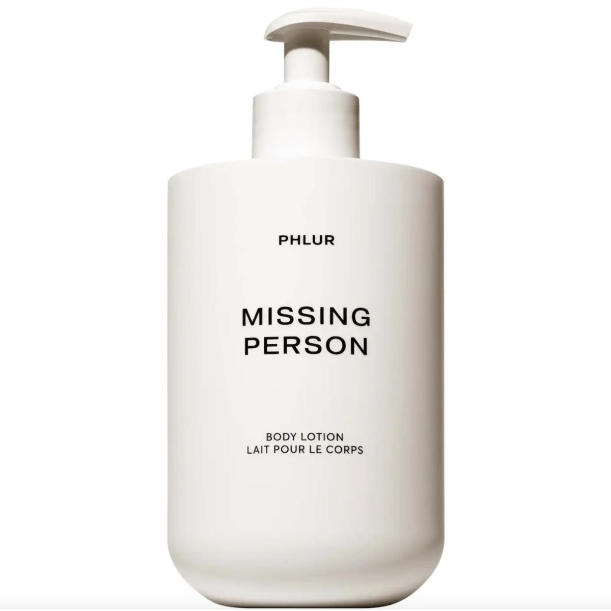 Phlur Missing Person Body Lotion Moisturizer with Niacinamide 16 oz