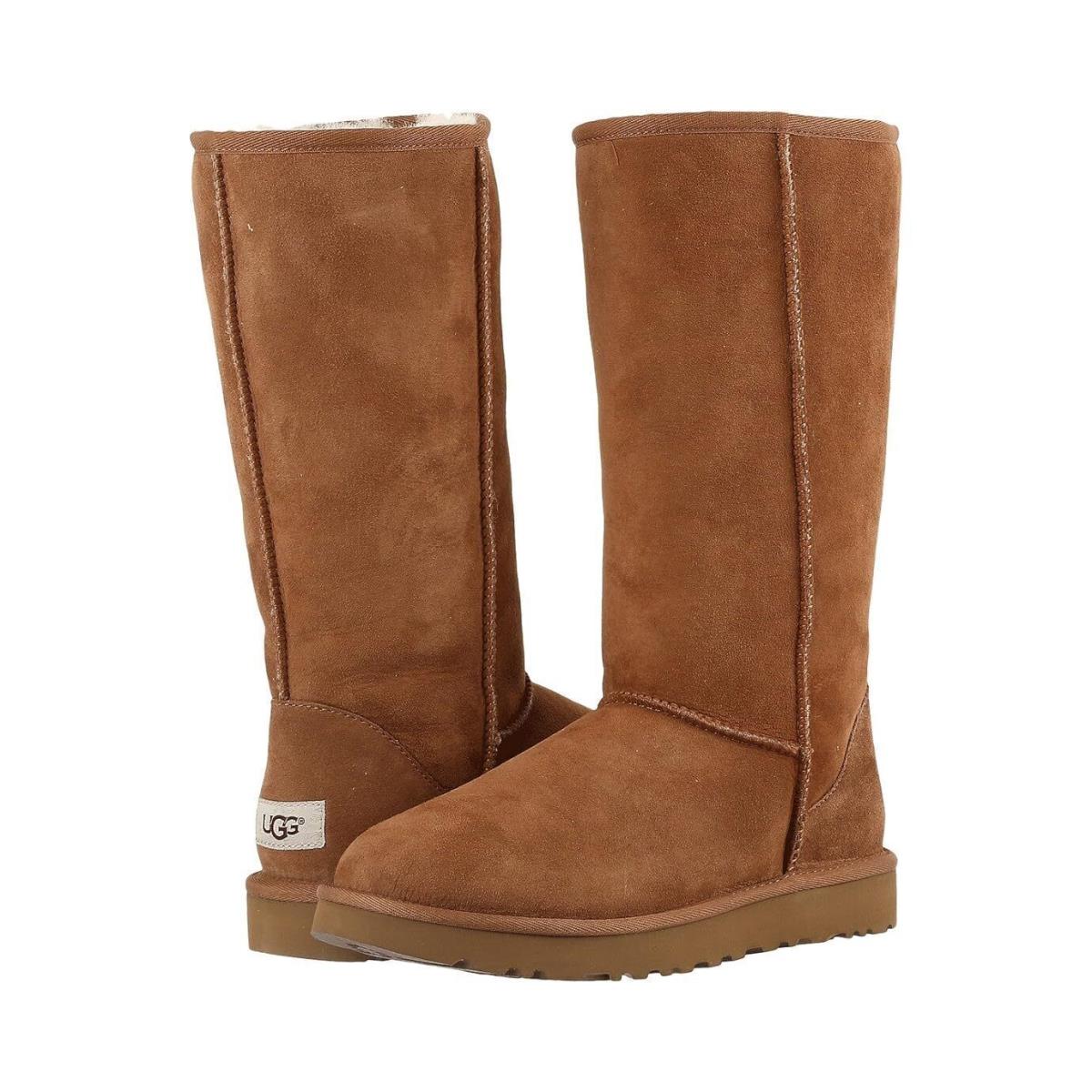 Women Ugg Classic Tall II Boot 1016224 Color Chestnut Suede Upper - Brown