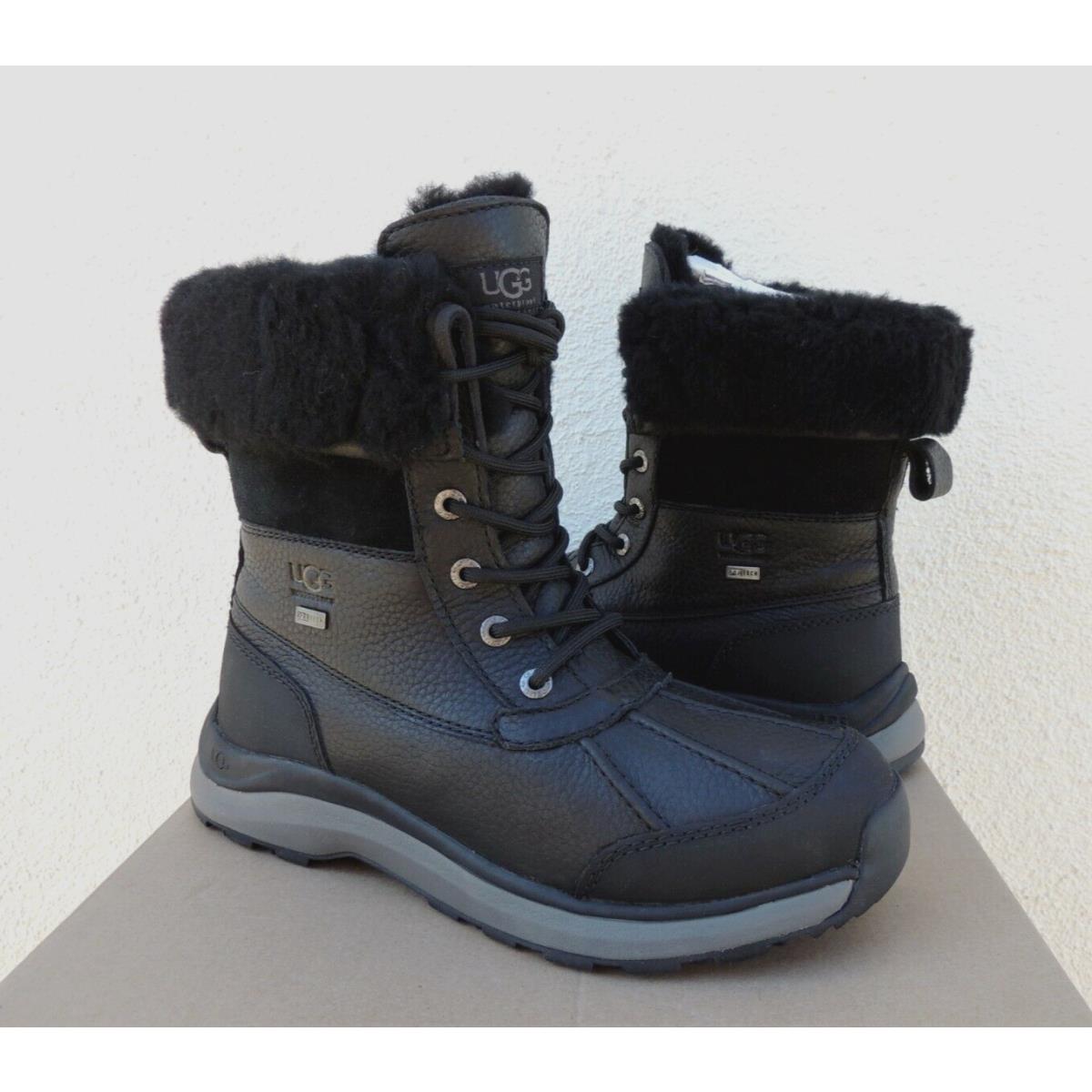 Ugg Black/ Black Adirondack Iii Waterproof Winter Boots US 8.5/ Eur 39.5