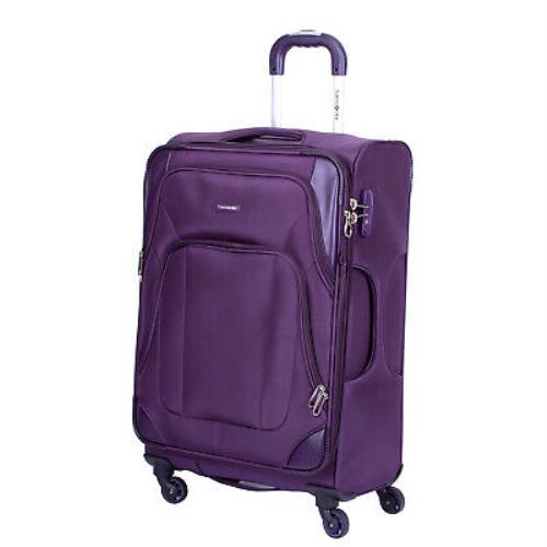 Samsonite Dakar-lite 330050024 Purple Medium Carry On Polyester 4 Wheels Luggage