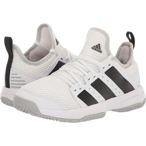 Adidas Stabil Junior Indoor Running Shoe Size 1 -- 44 - White