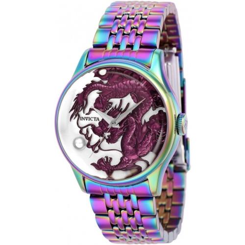 Invicta Vintage Dragon Automatic White Dial Ladies Watch 39863