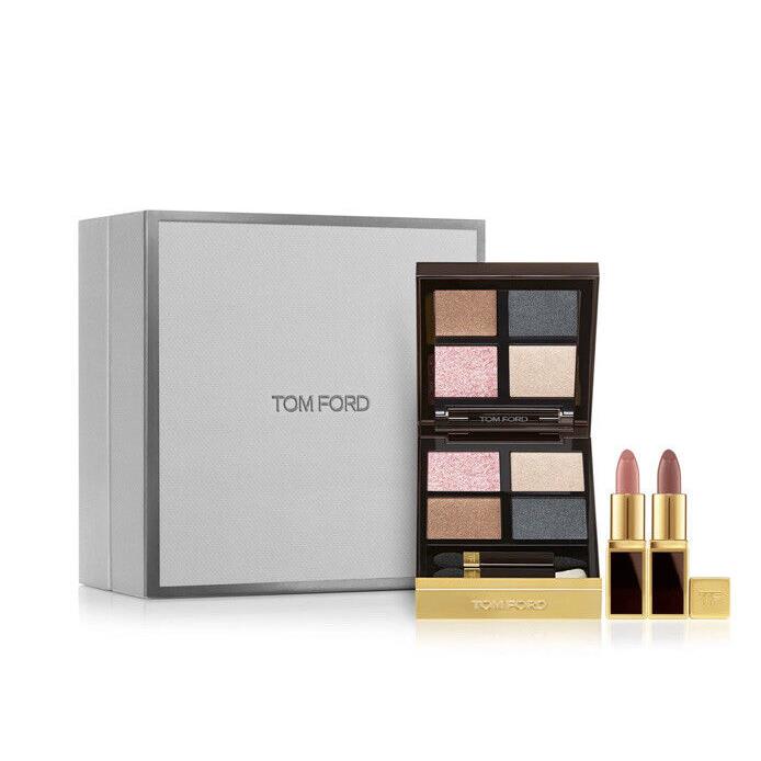 Tom Ford Eye Color Quad White Suede Full Size Set