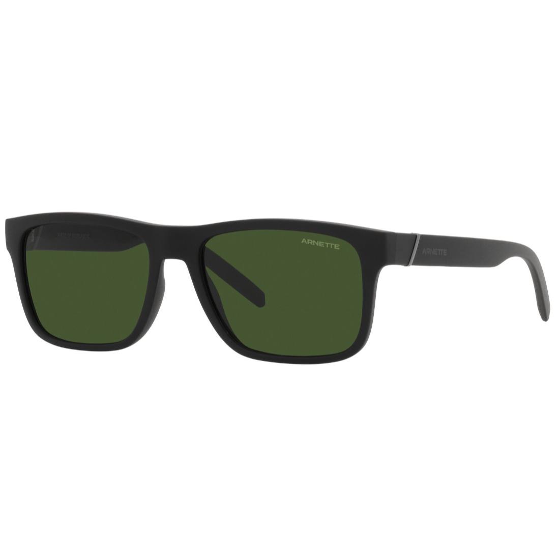 Arnette Bandra AN 4298 2758/71 Black Green Lens Sunglasses 55-17-145MM