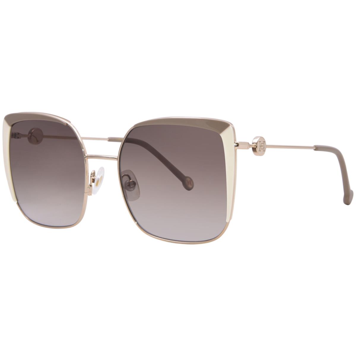 Carolina Herrera HER-0111/S T53HA Sunglasses Women`s Beige/ivory/brown 57mm - Frame: Beige, Lens: Brown