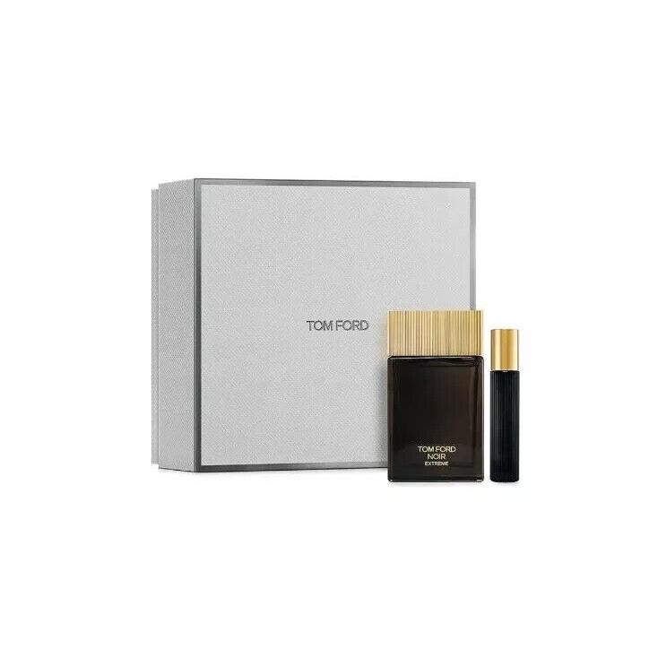 Tom Ford Noir Extreme Eau De Parfum 2 Pieces Set - Size 3.4 Oz. Mini 0.34 Oz