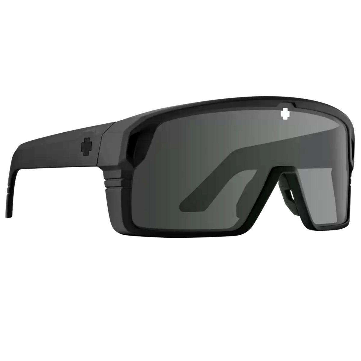 Spy Optic Monolith Sunglasses Matte Black Happy Gray Green Black Spectra Mirror