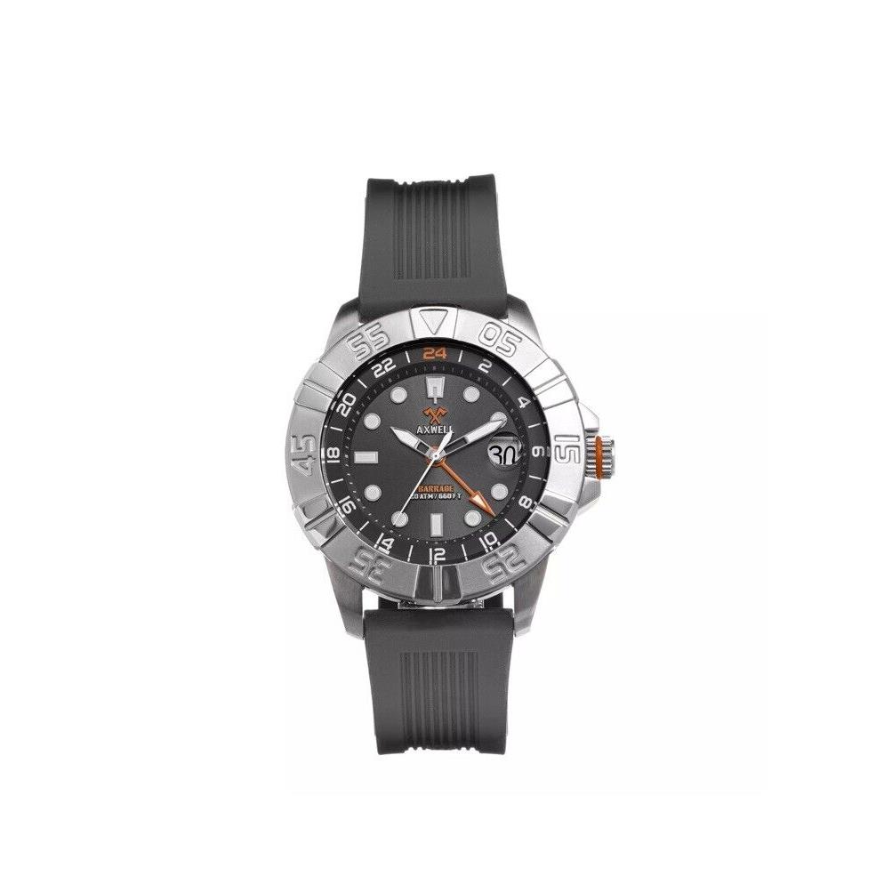 Axwell Barrage Strap Watch W/date - Grey