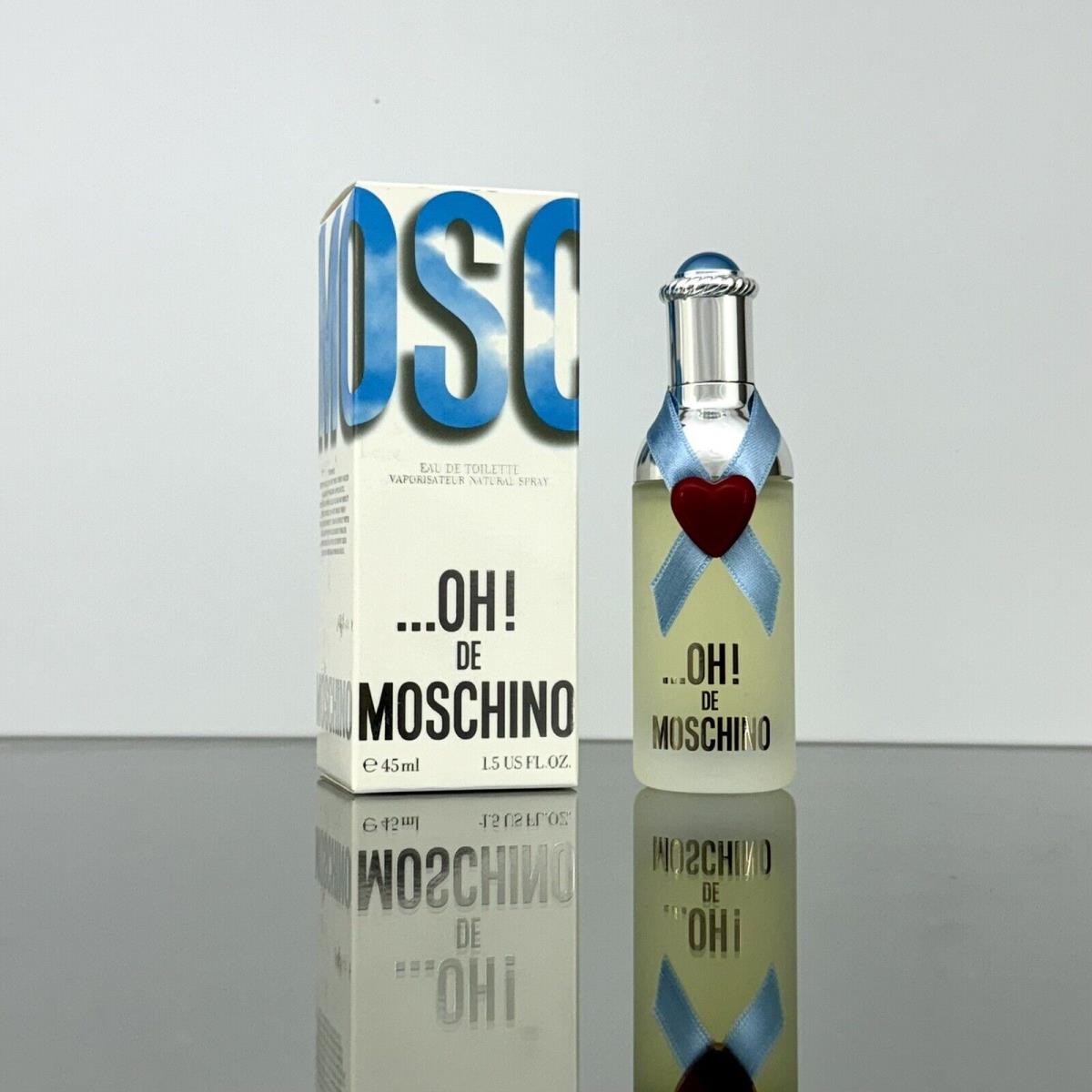 OH DE Moschino For Women 1.5oz-45ml Edt Spray Rare-vintage Formula BE07