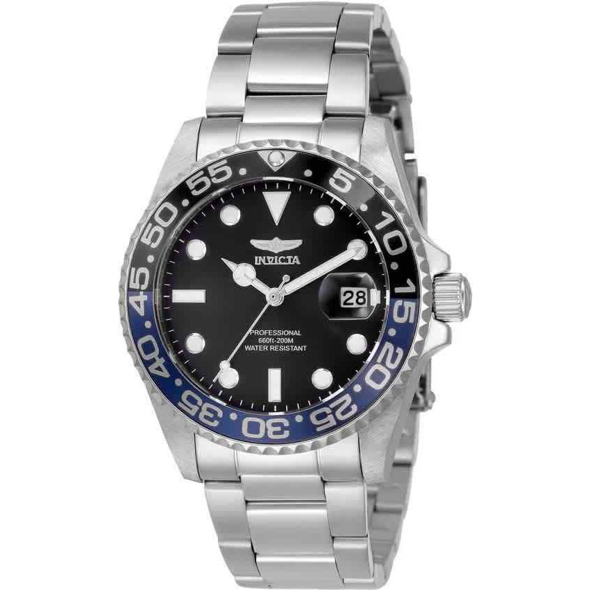 Invicta Pro Diver Quartz Black Dial Batman Bezel Ladies Watch 33258