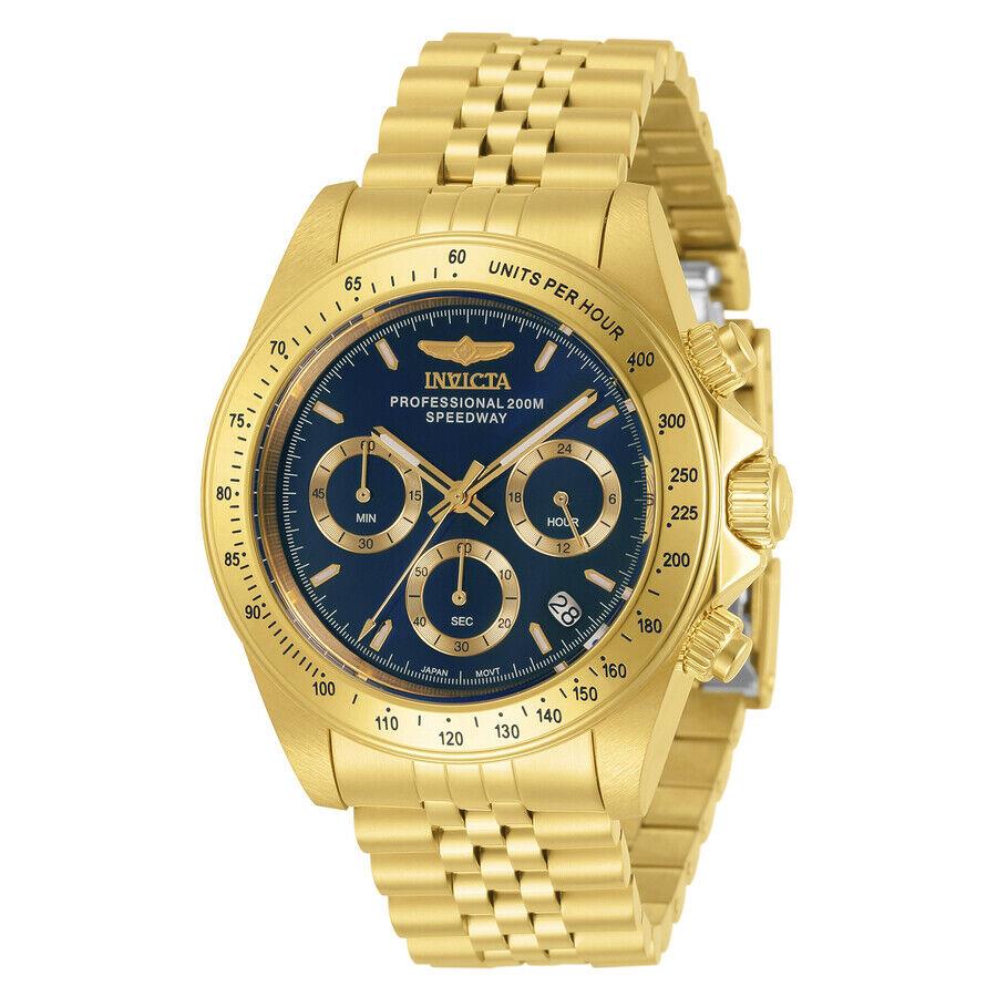 Invicta Speedway Chronograph Quartz Blue Dial Men`s Watch 30999