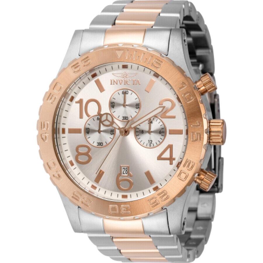 Invicta Specialty Chronograph Quartz Silver Dial Men`s Watch 40604