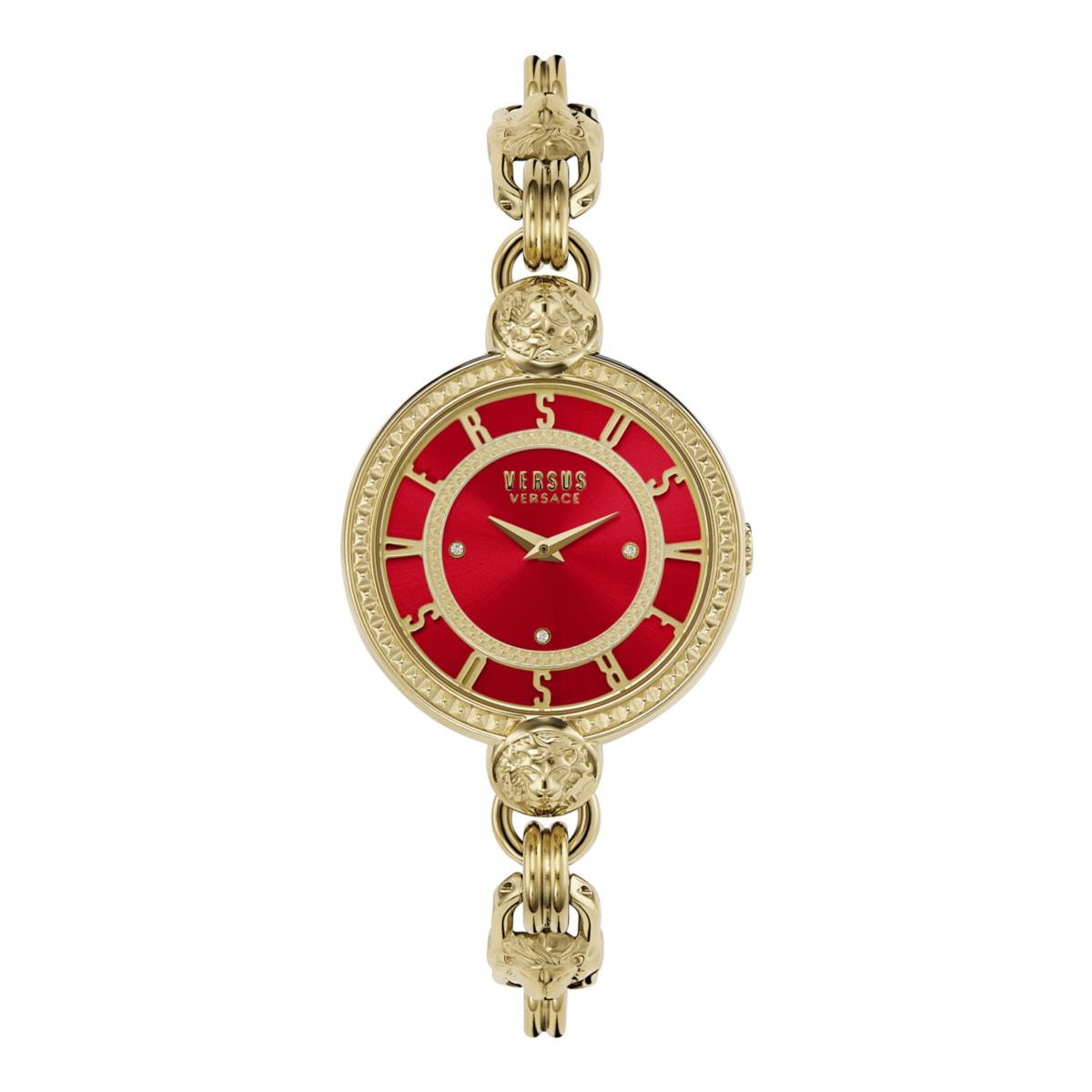 Versus Versace Womens Les Docks Gold 36mm Bracelet Fashion Watch