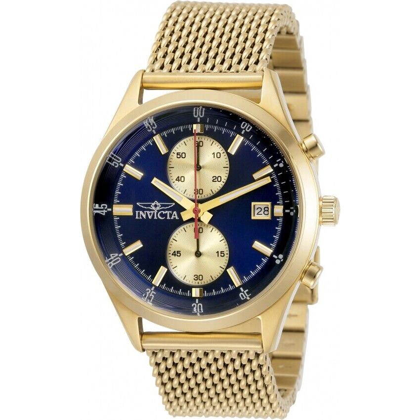 Invicta Pro Diver Chronograph Quartz Blue Dial Men`s Watch 31357