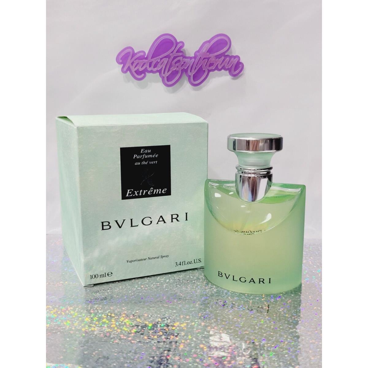 Bvlgari Eau Parfumee Extreme Au The Vert 3.4 oz / 100 ml Perfume Fragrance Spray