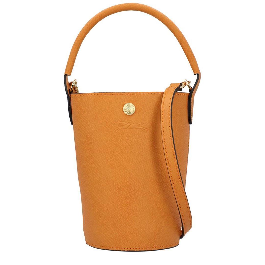 Longchamp Epure Xs Leather Crossbody Bucket Bag Women`s Orange