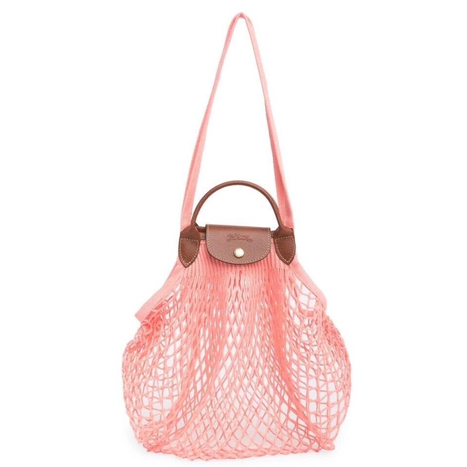 Longchamp Le Pliage Filet 15 X 12.5 In Blush