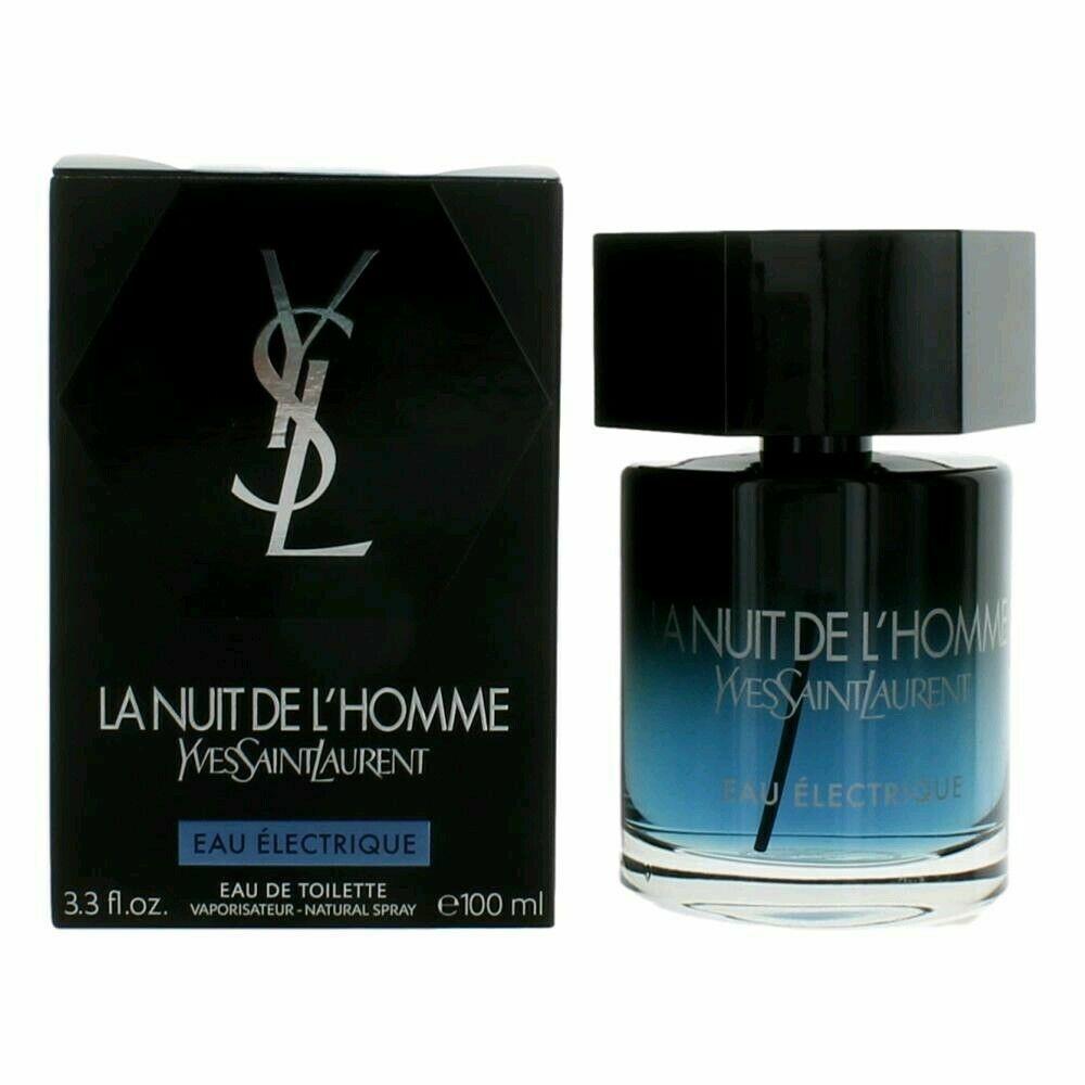 La Nuit De L`homme Eau Electrique by Yves Saint Laurent 3.3 3.4 oz Edt Spray Men