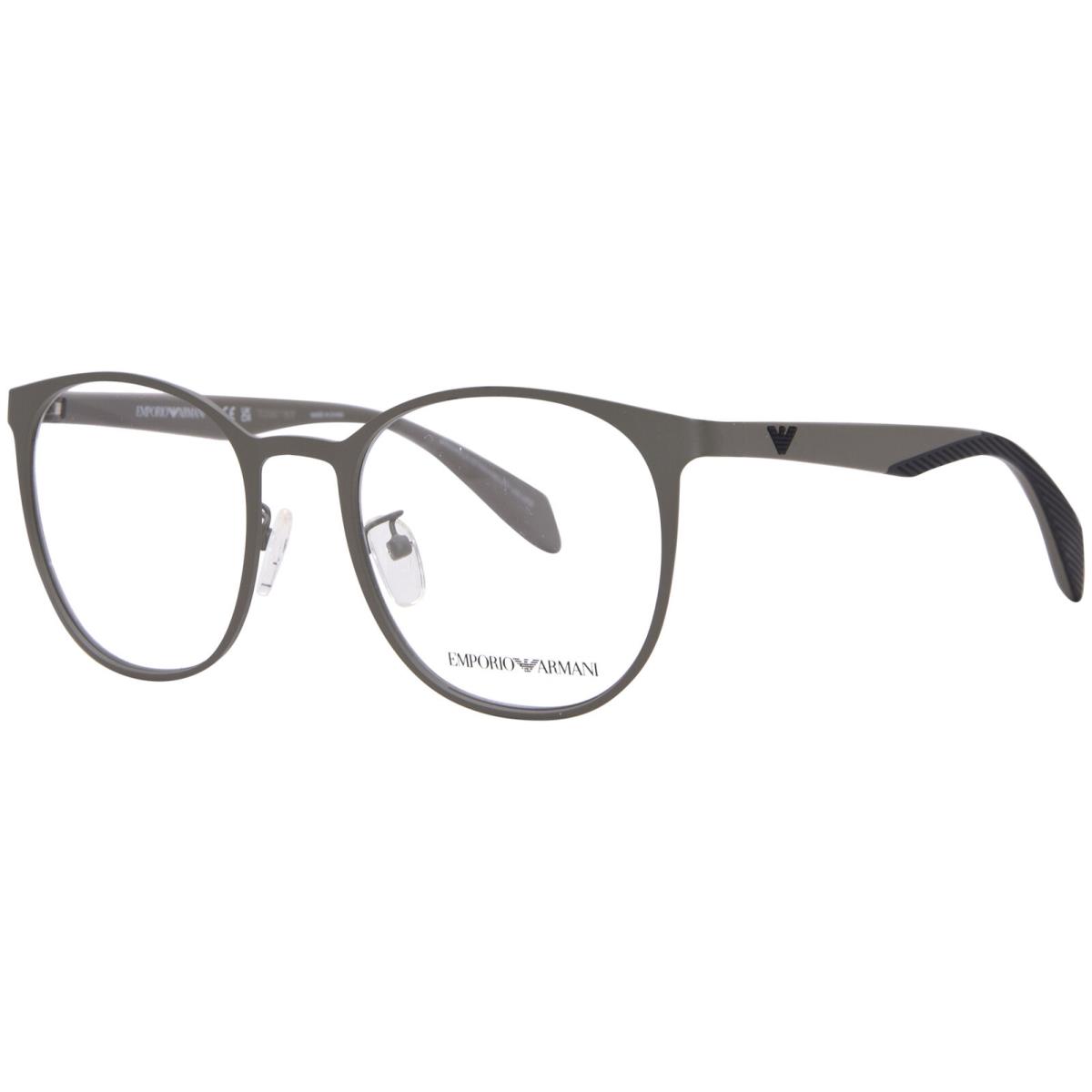 Emporio Armani EA1148 3298 Eyeglasses Men`s Matte Mud Full Rim 52mm