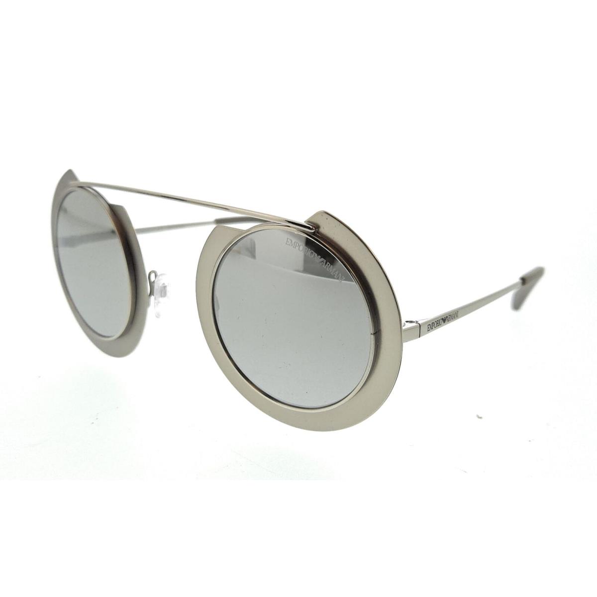 Emporio Armani 0EA2104 33256G Silver Round Sunglasses