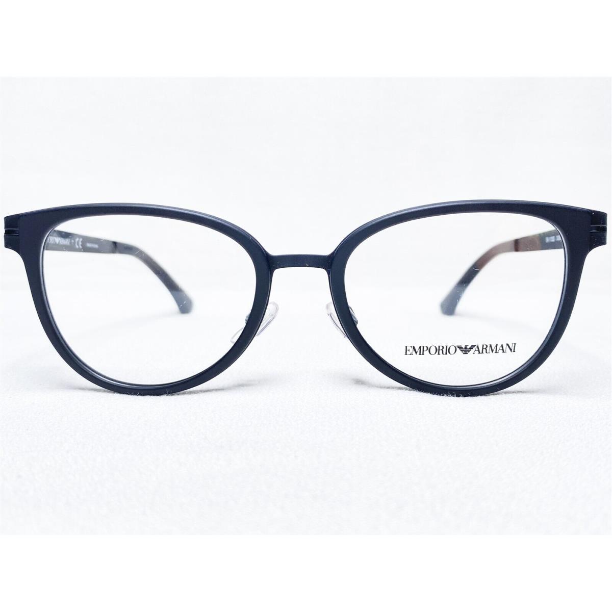 Emporio Armani EA1032 3098 Womens Black Cats Eye Eyeglasses Frames 51/18 140