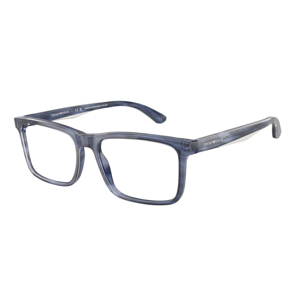 Emporio Armani 3227 Eyeglasses 6054 Blue